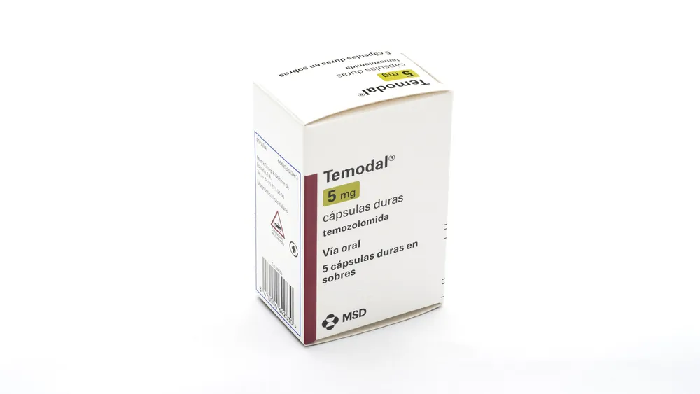 Temodal 5 mg capsule rigide capsule, rigide