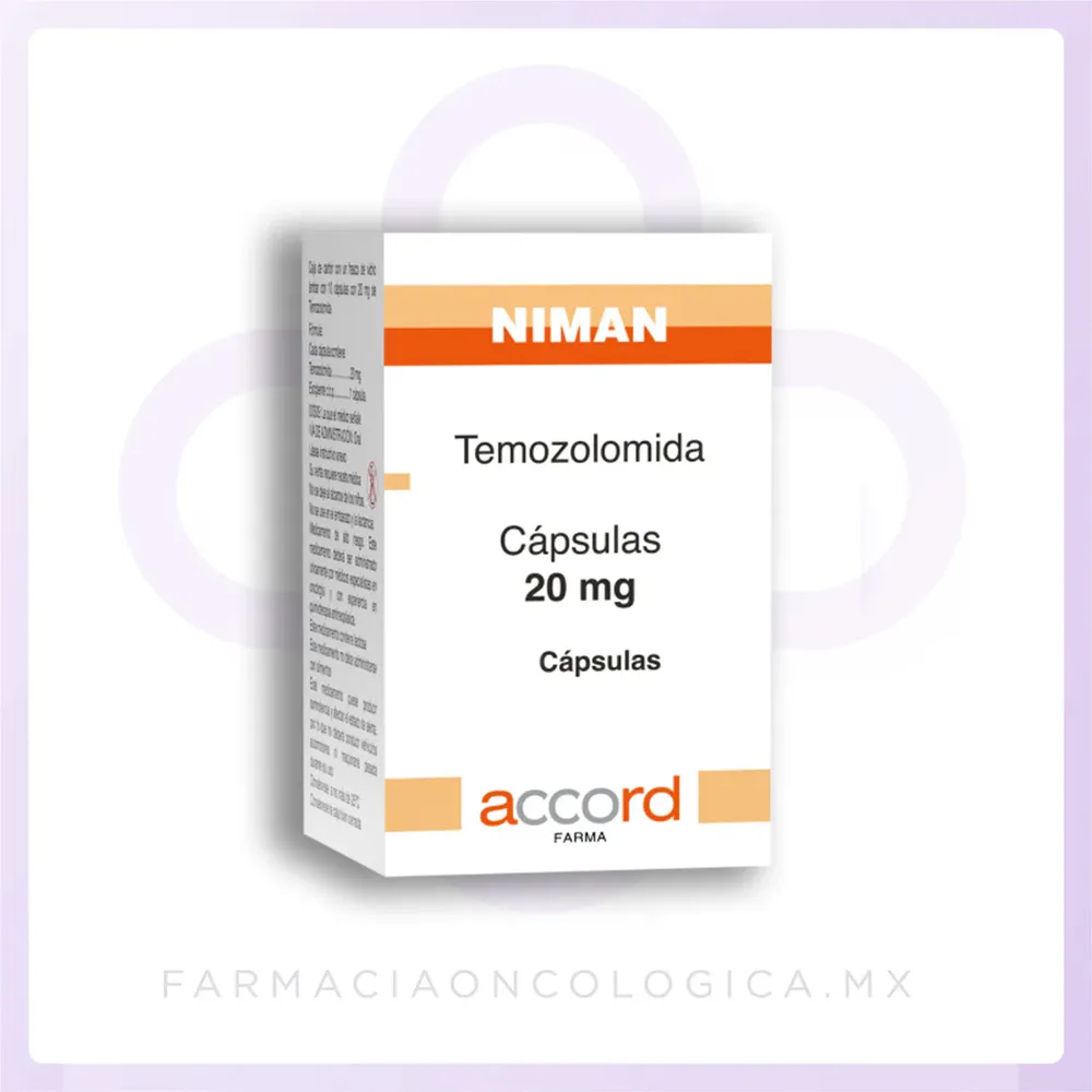 Temozolomide Accord 20 mg capsule rigide EFG capsule, rigide