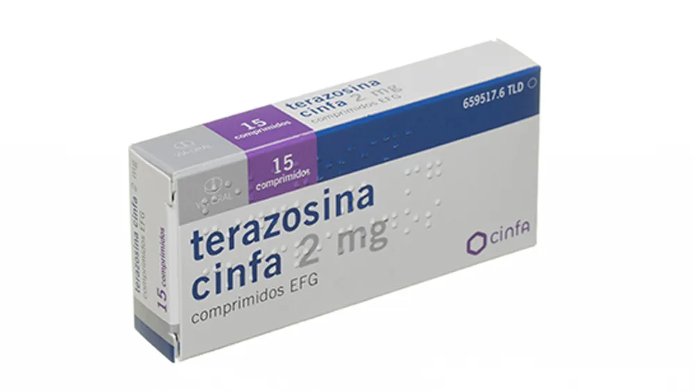 Terazosin Cinfac 2 mg tablets EFG tablets
