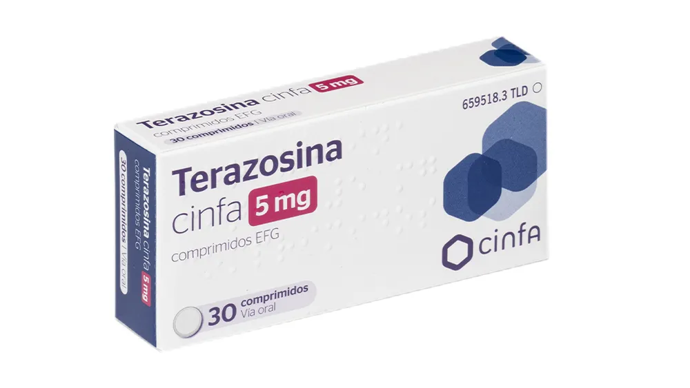 Terazosin CINFA 5 mg tablets EFG tablets
