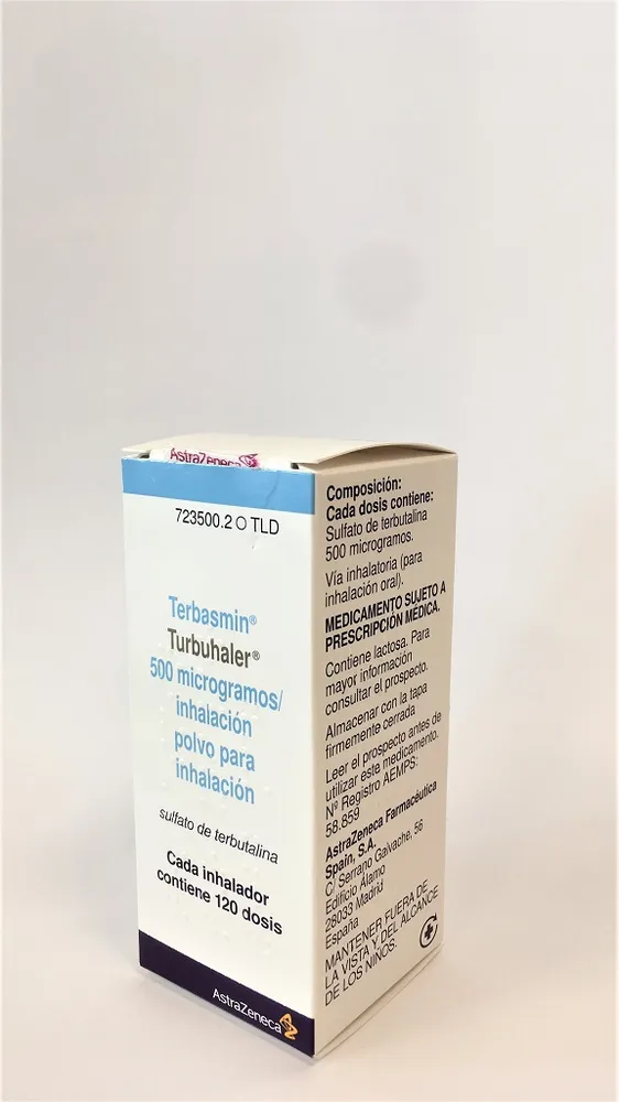 Terbasmin Turbuhaler 500 micrograms/inhalation powder for inhalation powder for inhalation