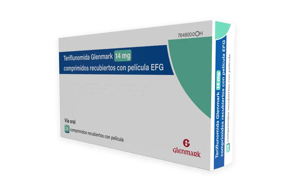 Teriflunomide Glenmark 14 mg film-coated tablets EFG tablets, film-coated