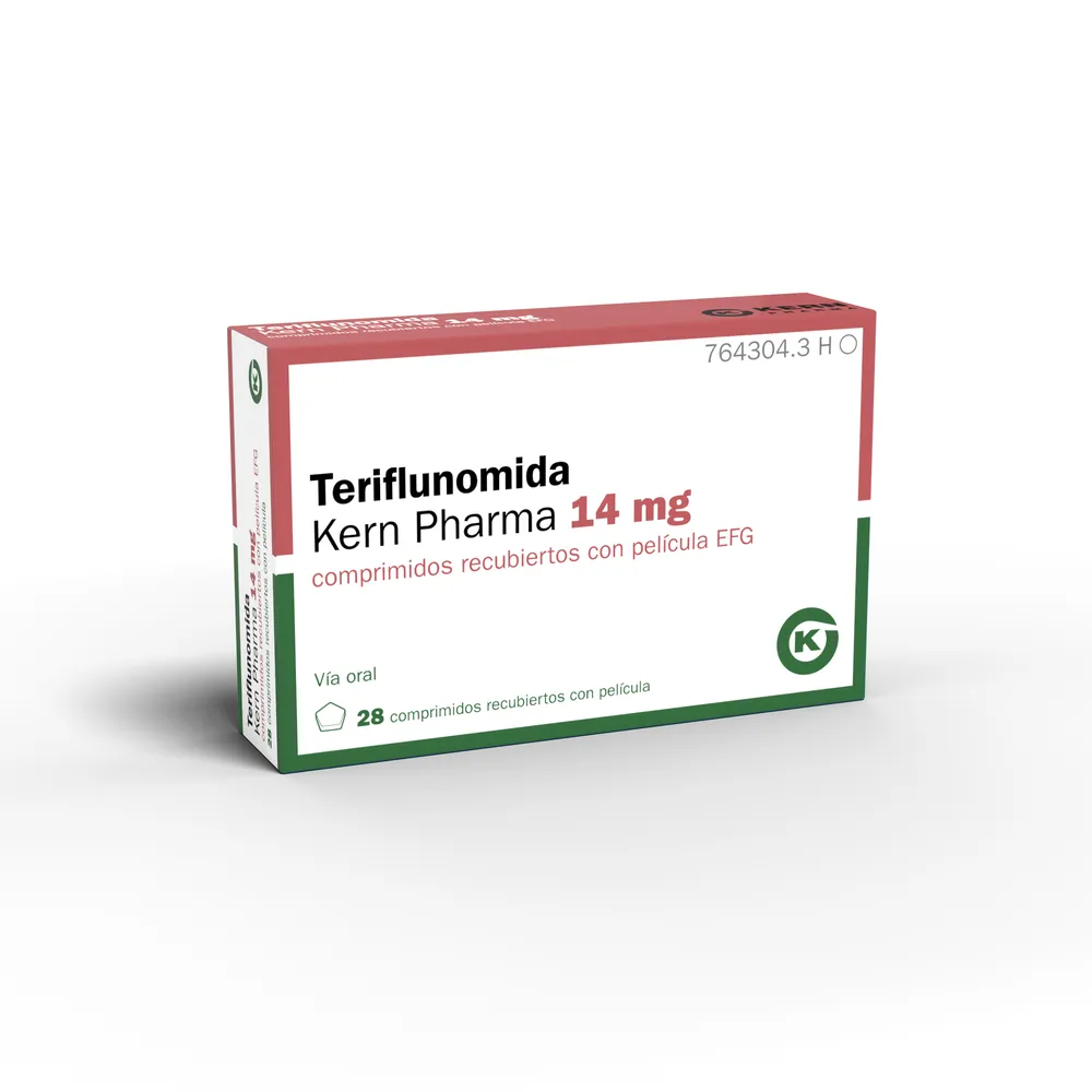 Teriflunomide Kern Pharma 14 mg compresse rivestite con film EFG compresse, rivestite con film