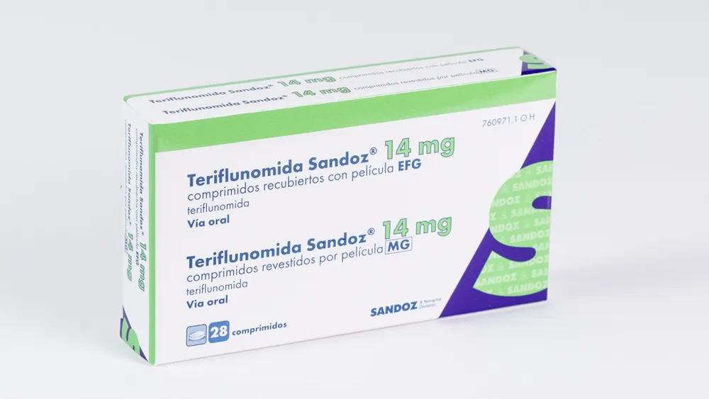 Teriflunomide Sandoz 14 mg film-coated tablets EFG tablets, film-coated