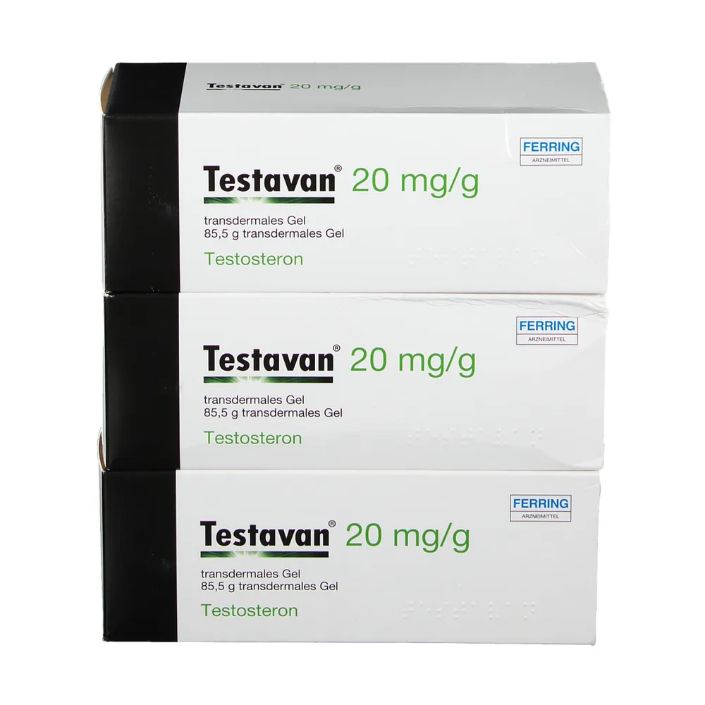 Testavan 20 mg/g transdermal gel gel, transdermal