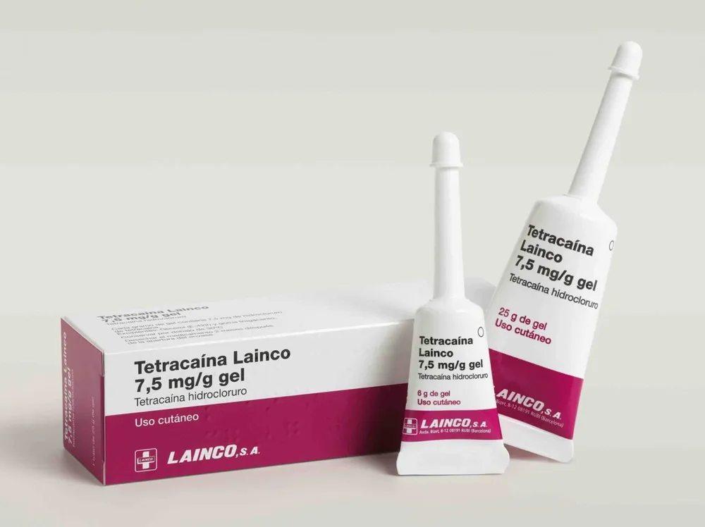 Tetracaine Lainco 7.5 mg/g gel gel