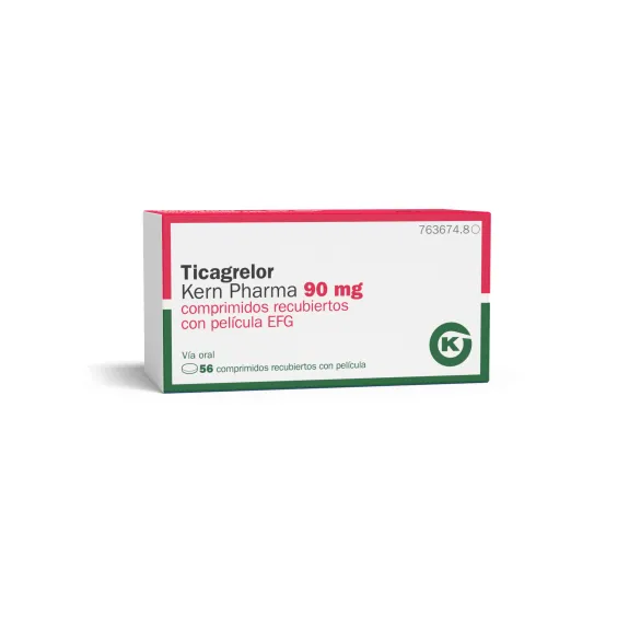 TICAGRELOR ALTER 90 MG COMPRIMIDOS RECUBIERTOS CON PELÍCULA EFG COMPRIMIDO RECUBIERTO CON PELÍCULA