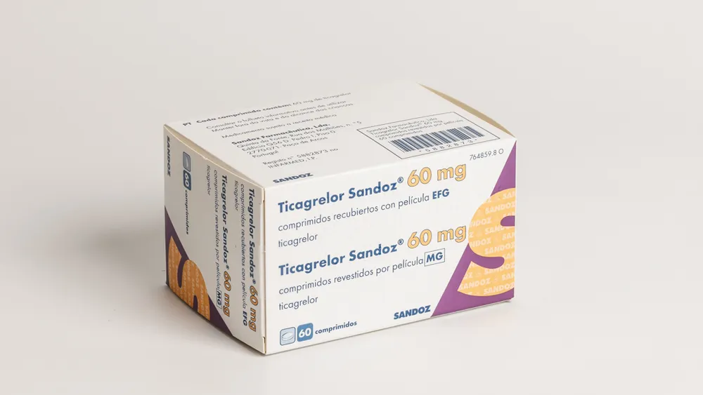 Ticagrelor Sandoz 60 mg compresse rivestite con film EFG compresse, rivestite con film