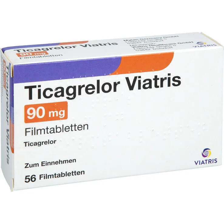 Ticagrelor Viatris 90 mg film-coated tablets EFG tablets, film-coated