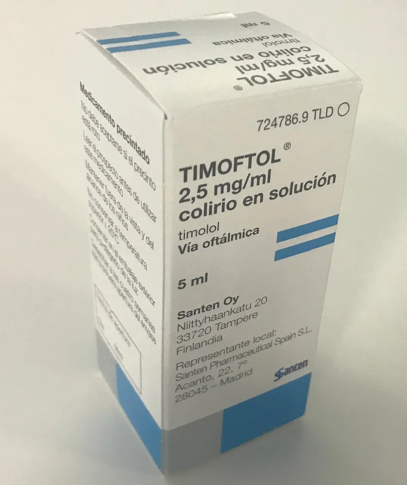 Тимофтол 2,5 мг/мл глазные капли в растворе раствор глазной