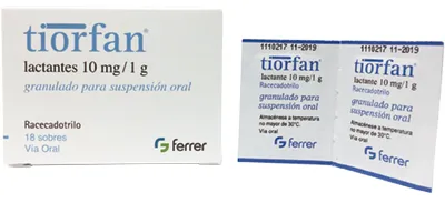 Tiorfan Lactantes 10 mg granulato per sospensione orale polvere per preparazione di sospensione orale