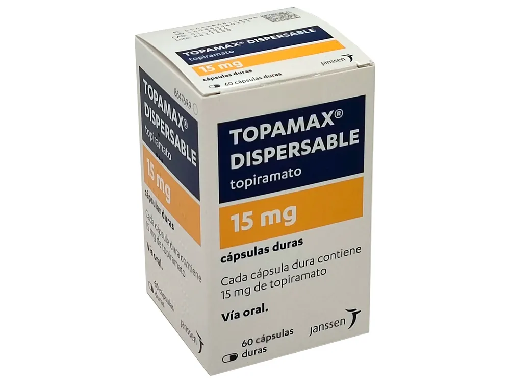 Topamax Dispersable 15 mg hard capsules capsules, hard