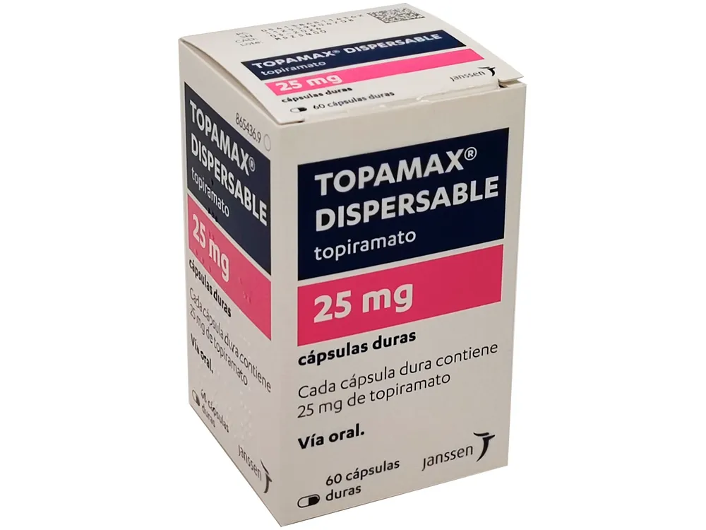 Topamax Dispersable 25 mg hard capsules capsules, hard