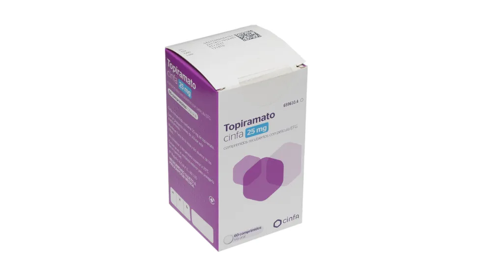 Topiramate CINFA 25 mg film-coated tablets EFG tablets, film-coated