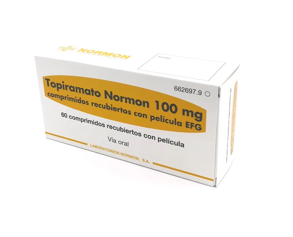 Topiramato Normon 100 mg compresse rivestite con film EFG compresse, rivestite con film