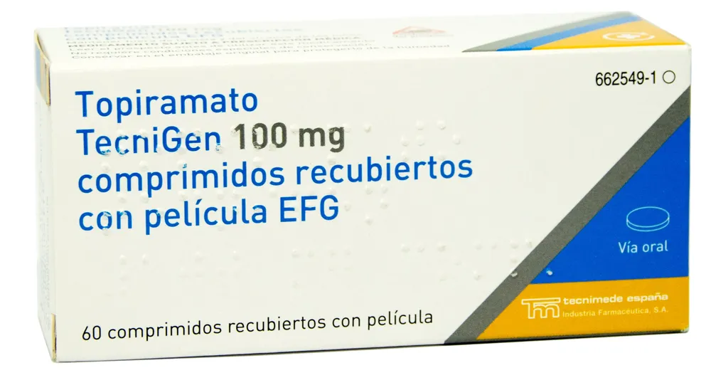 Topiramate Tecnigen 100 mg film-coated tablets EFG tablets, film-coated