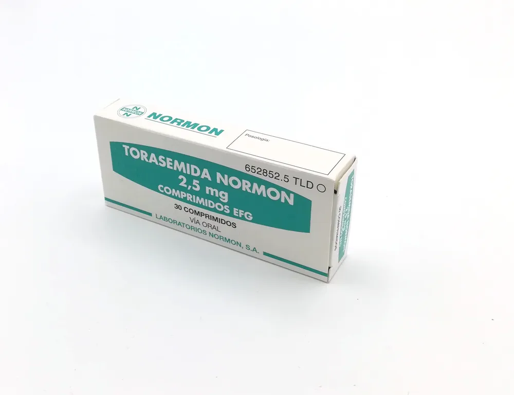 Torasemide Normon 2.5 mg tablets EFG tablets