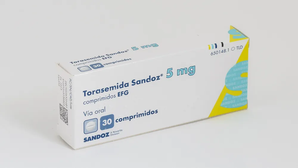 Torasemide Sandoz 5 mg tablets EFG tablets
