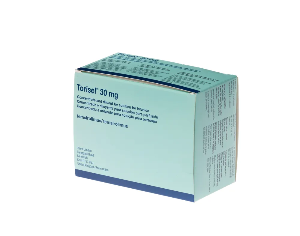 Torisel 30 mg concentrato e solvente per soluzione per infusione soluzione per infusione, concentrato e solvente