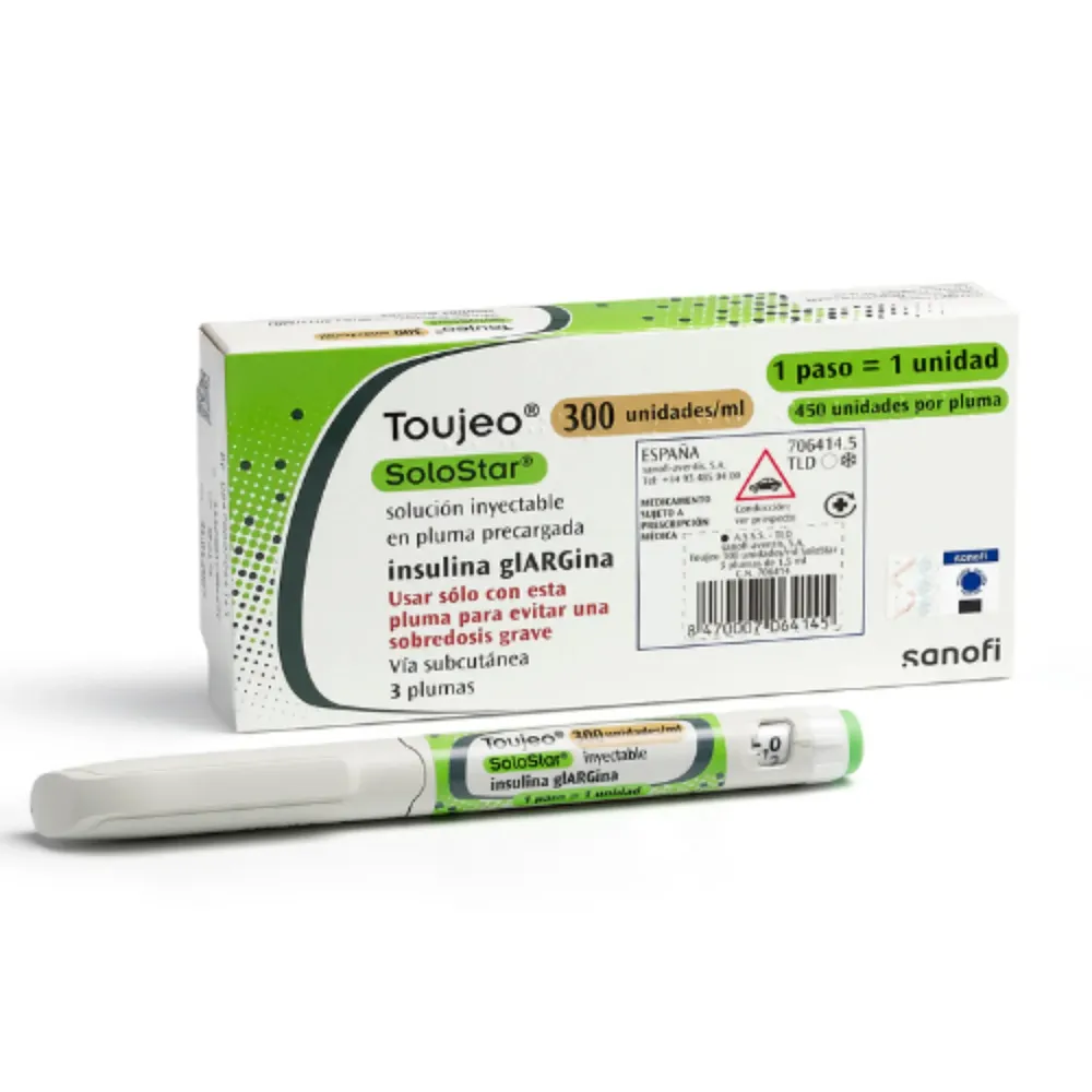 Toujeo 300 units/ml Solostar solution for injection in pre-filled pen solution for injection in pre-filled pen