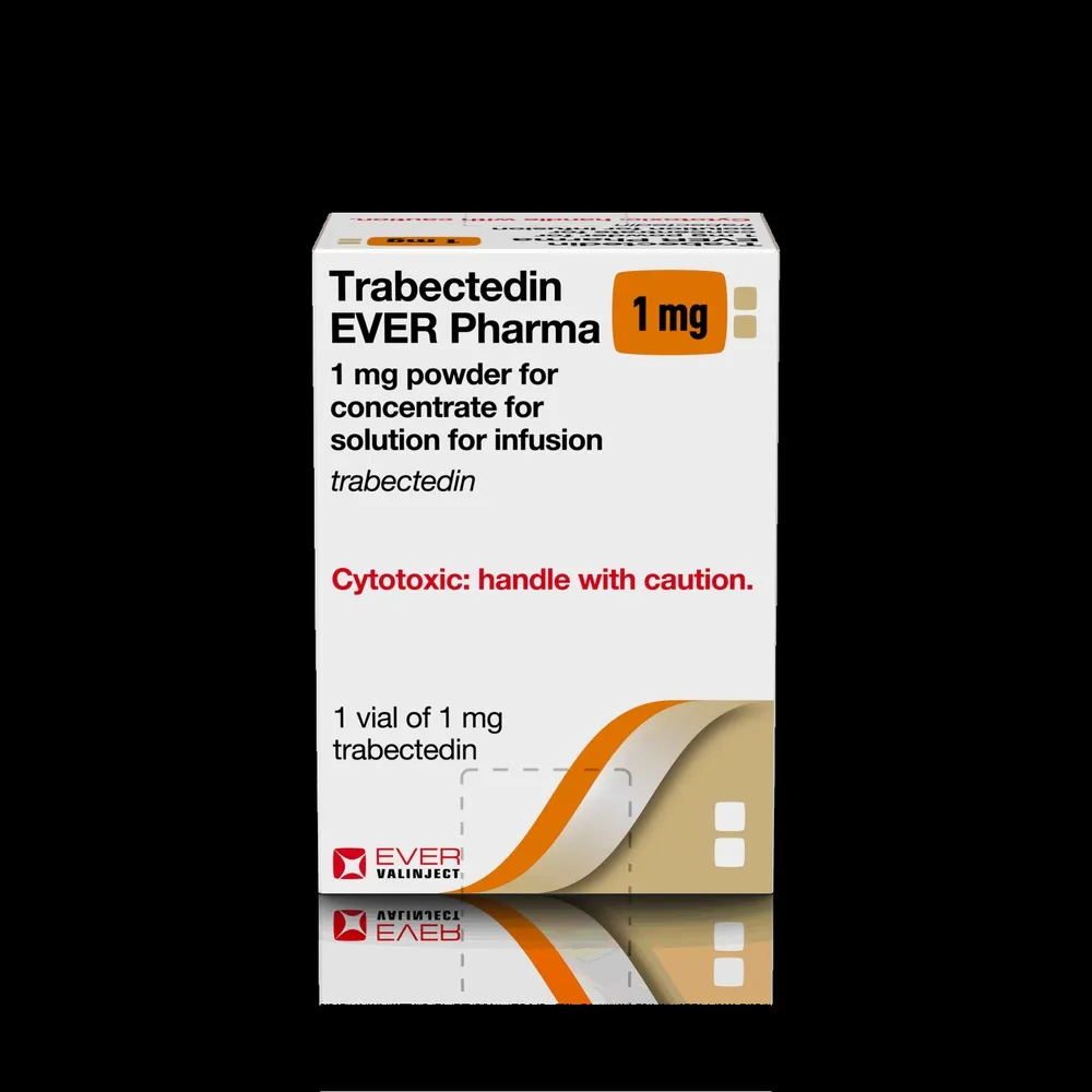 Trabectedin Ever Pharma 1 mg powder for concentrate for solution for infusion EFG powder for concentrate for solution for infusion