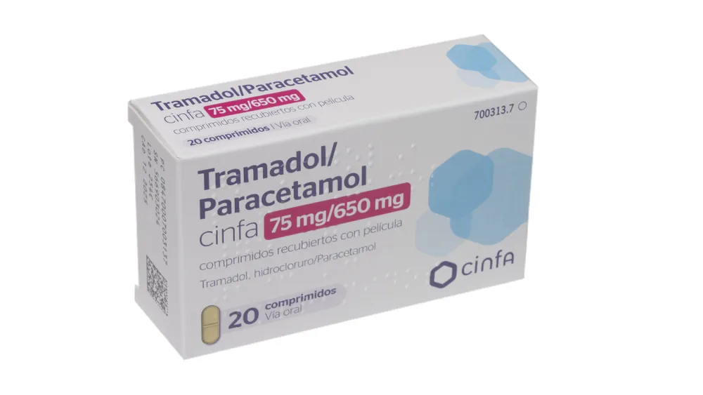 Tramadolo/paracetamolo Cinfa 75 mg/650 mg compresse rivestite con film compresse, rivestite con film
