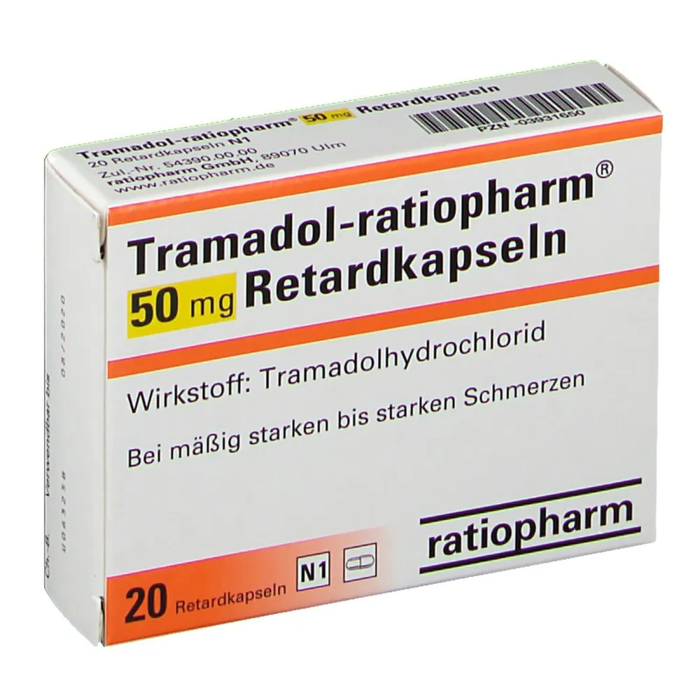Tramadol Teva-Ratiopharm 50 mg hard capsules EFG capsules, hard