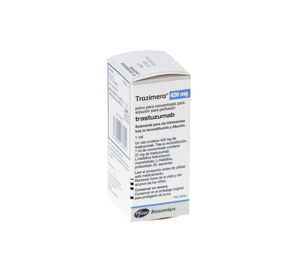 TRAZIMERA 420 MG POLVO PARA CONCENTRADO PARA SOLUCION PARA PERFUSION POLVO PARA CONCENTRADO PARA SOLUCIÓN PARA PERFUSIÓN