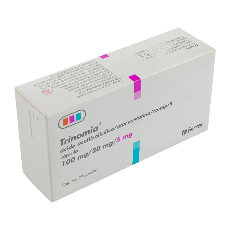 Trinomia 100 mg/20 mg/5 mg capsule dure capsule, rigide