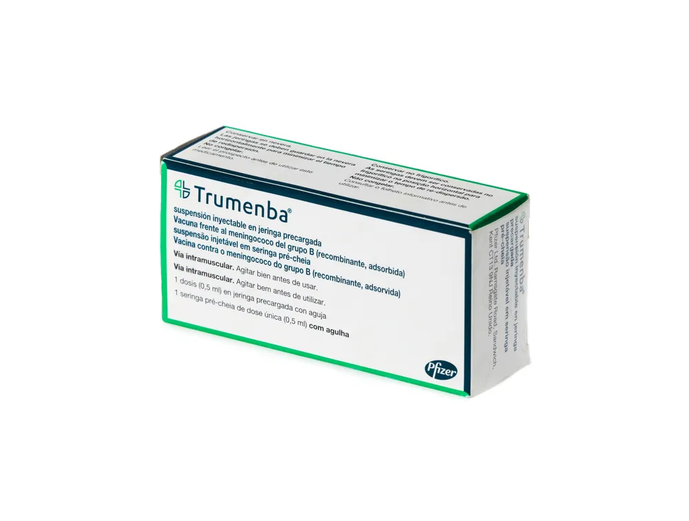 Trumenba injectable suspension in pre-filled syringe suspension for injection