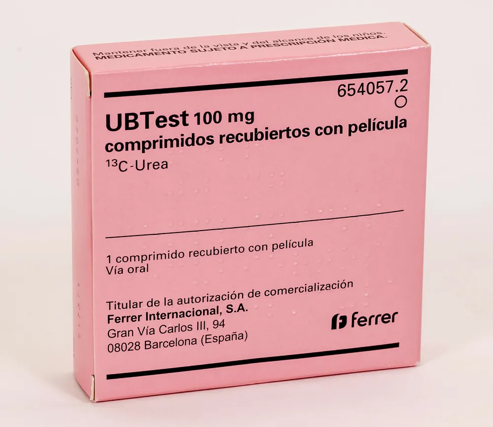Ubtest 100 mg film-coated tablets tablets, film-coated