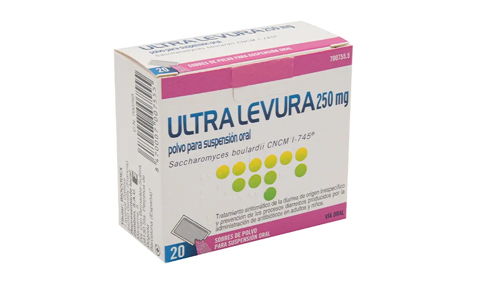 Ultra-Levura 250 mg polvere per sospensione orale polvere per preparazione di sospensione orale