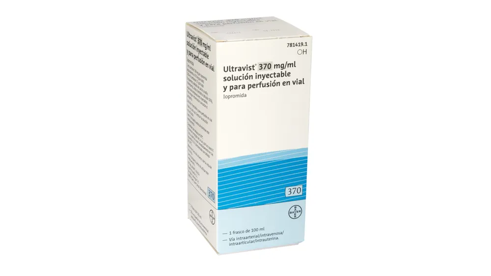 Ultravist 370 mg/ml solution for injection and for infusion solution for injection and for infusion