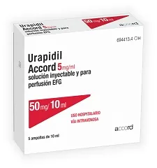 Urapidil Accord 5 mg/ml solution for injection and infusion EFG solution for injection and for infusion