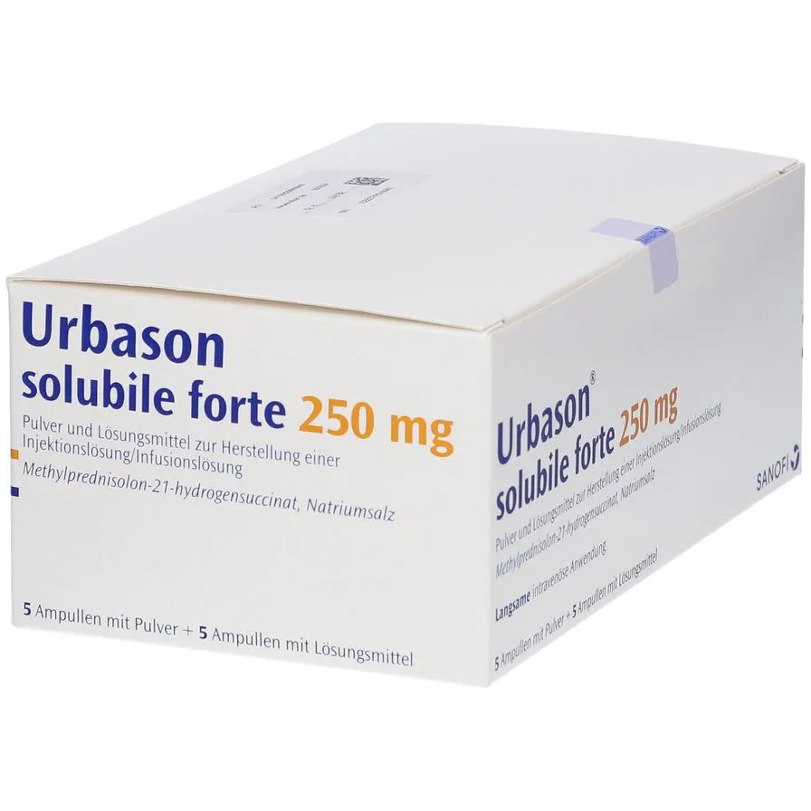 Urbason 250 mg polvere e solvente per soluzione iniettabile o per infusione polvere e solvente per soluzione per iniezione