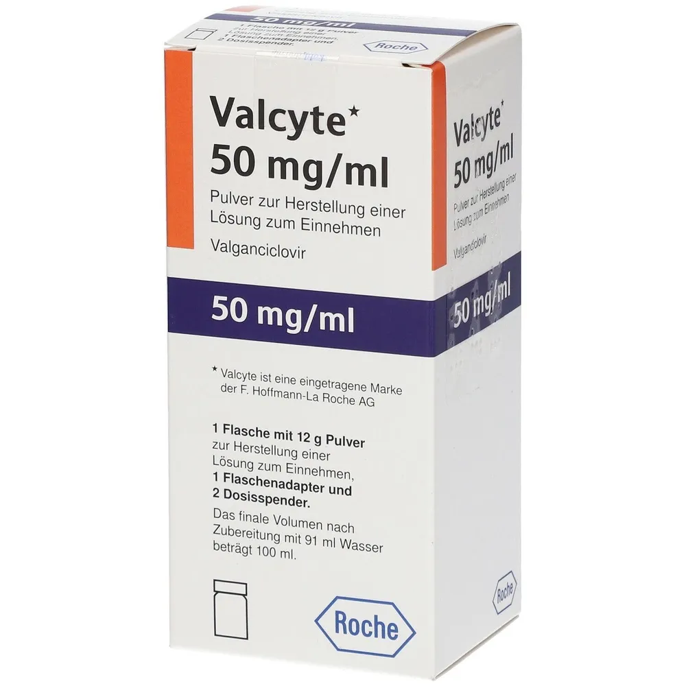 Valcyte 50 mg/ml polvere per soluzione orale polvere per soluzione orale