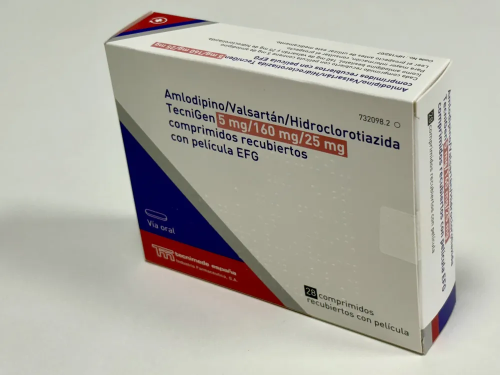 Valotensix Plus 5 mg/160 mg/25 mg compresse rivestite con film EFG compresse, rivestite con film