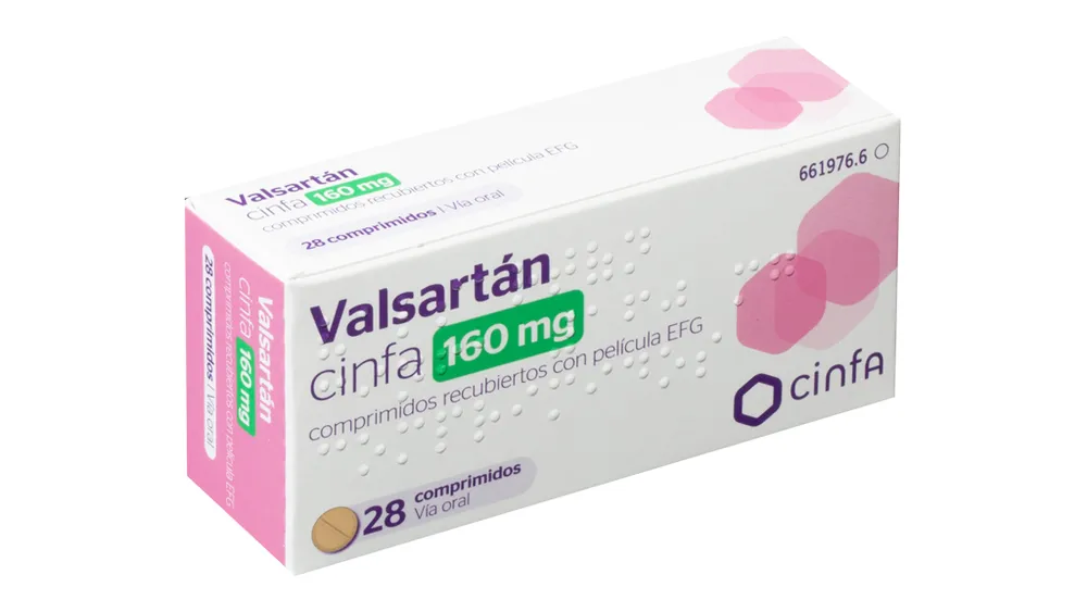 Valsartan Cinfa 160 mg film-coated tablets EFG tablets, film-coated