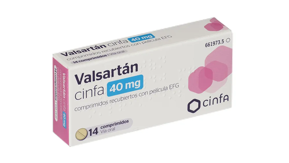 Valsartan CINFA 40 mg compresse rivestite con film EFG compresse, rivestite con film