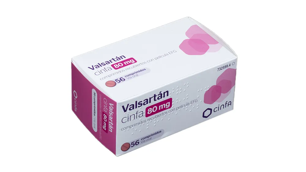 Valsartan Cinfac 80 mg film-coated tablets EFG tablets, film-coated