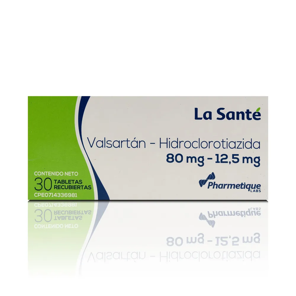 Valsartan/hydrochlorothiazide Kern Pharma 80 mg/12.5 mg film-coated tablets EFG tablets, film-coated
