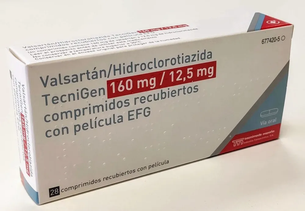 Valsartan/idroclorotiazide Pharma Combix 160 mg/12,5 mg compresse rivestite con film EFG compresse, rivestite con film