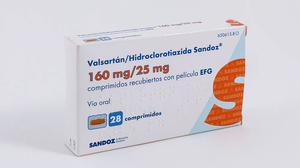 Valsartan/idroclorotiazide Sandoz 160 mg/25 mg compresse rivestite con film EFG compresse, rivestite con film