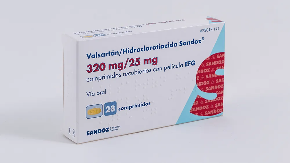 Valsartan/idroclorotiazide Sandoz 320 mg/25 mg compresse rivestite con film EFG compresse, rivestite con film