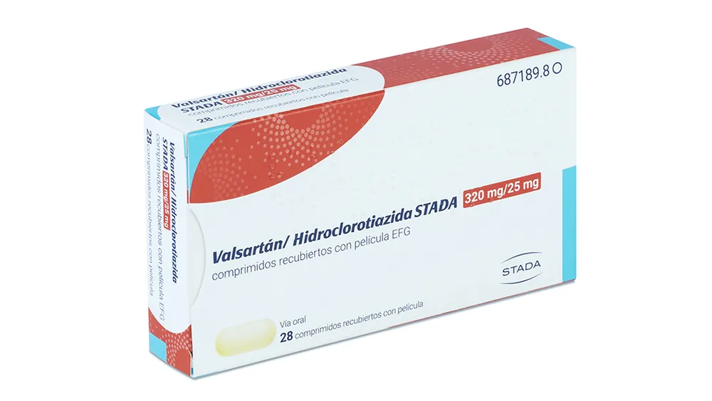 Valsartan/hydrochlorothiazide Stada 320 mg/25 mg film-coated tablets EFG tablets, film-coated