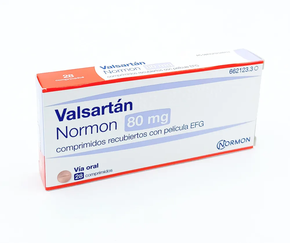 Valsartano Normon 80 mg compresse rivestite con film EFG compresse, rivestite con film