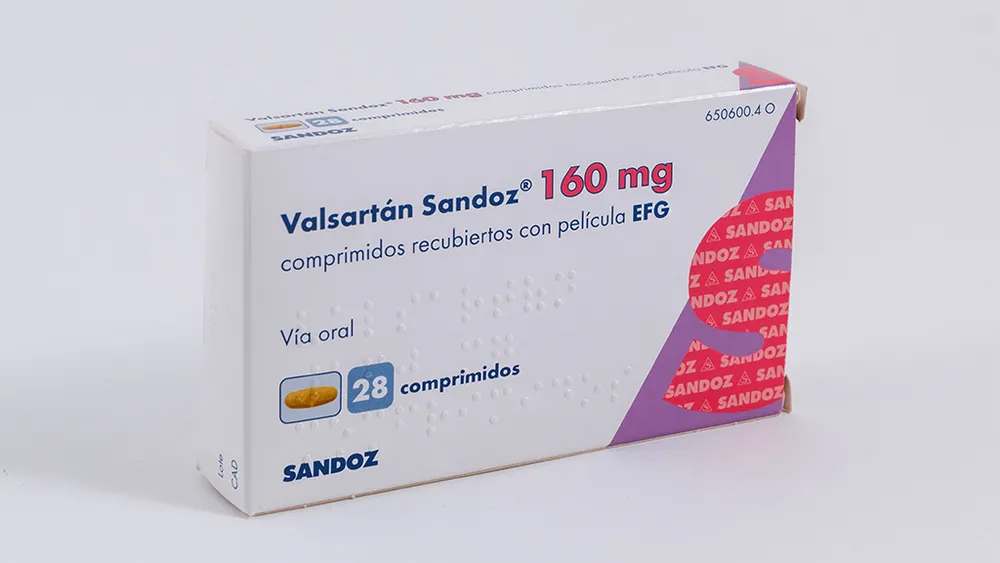 Valsartano Sandoz 160 mg compresse rivestite con film EFG compresse, rivestite con film