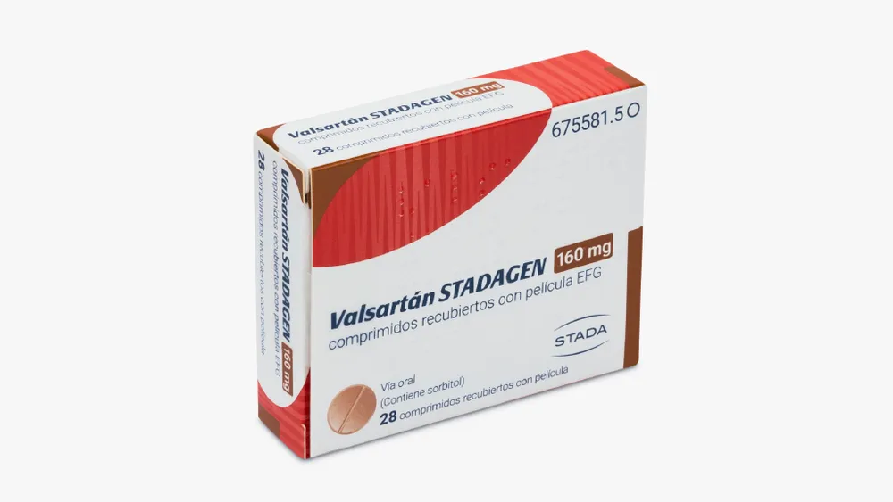 Valsartano Stadafarma 160 mg compresse rivestite con film EFG compresse, rivestite con film