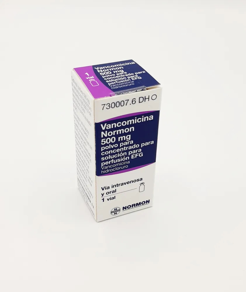 Vancomycin Normon 500 mg powder for concentrate for solution for infusion EFG powder for concentrate for solution for infusion