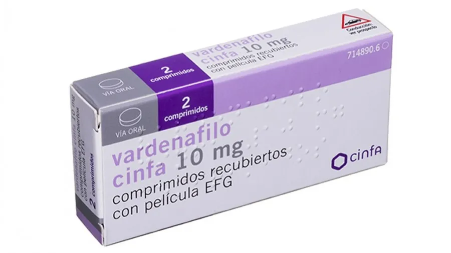 Vardenafil Aurovitas 10 mg film-coated tablets EFG tablets, film-coated